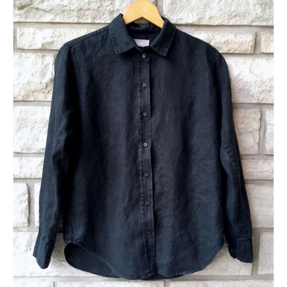 'The Must-Have Shirt' in Linen from Everlane - Black - Picture 5 of 9